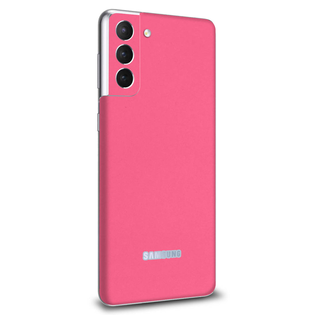 Samsung Galaxy S21 Plus Textured Matt Pink Skins