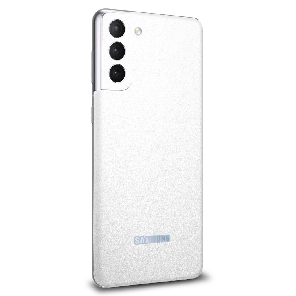 Samsung Galaxy S21 Plus Textured Matt White Skins