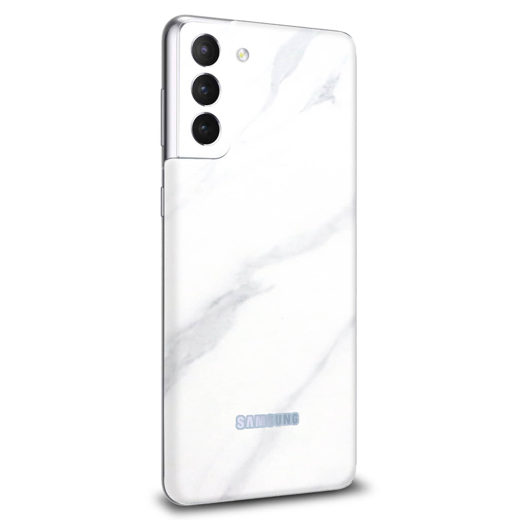 Samsung Galaxy S21 Plus White Marble Skins