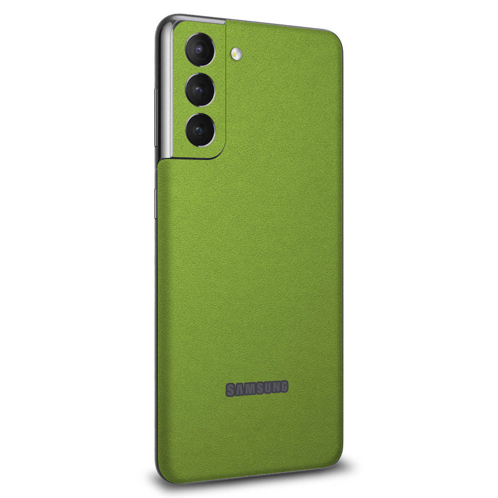Samsung Galaxy S21 FE Textured matt green skins
