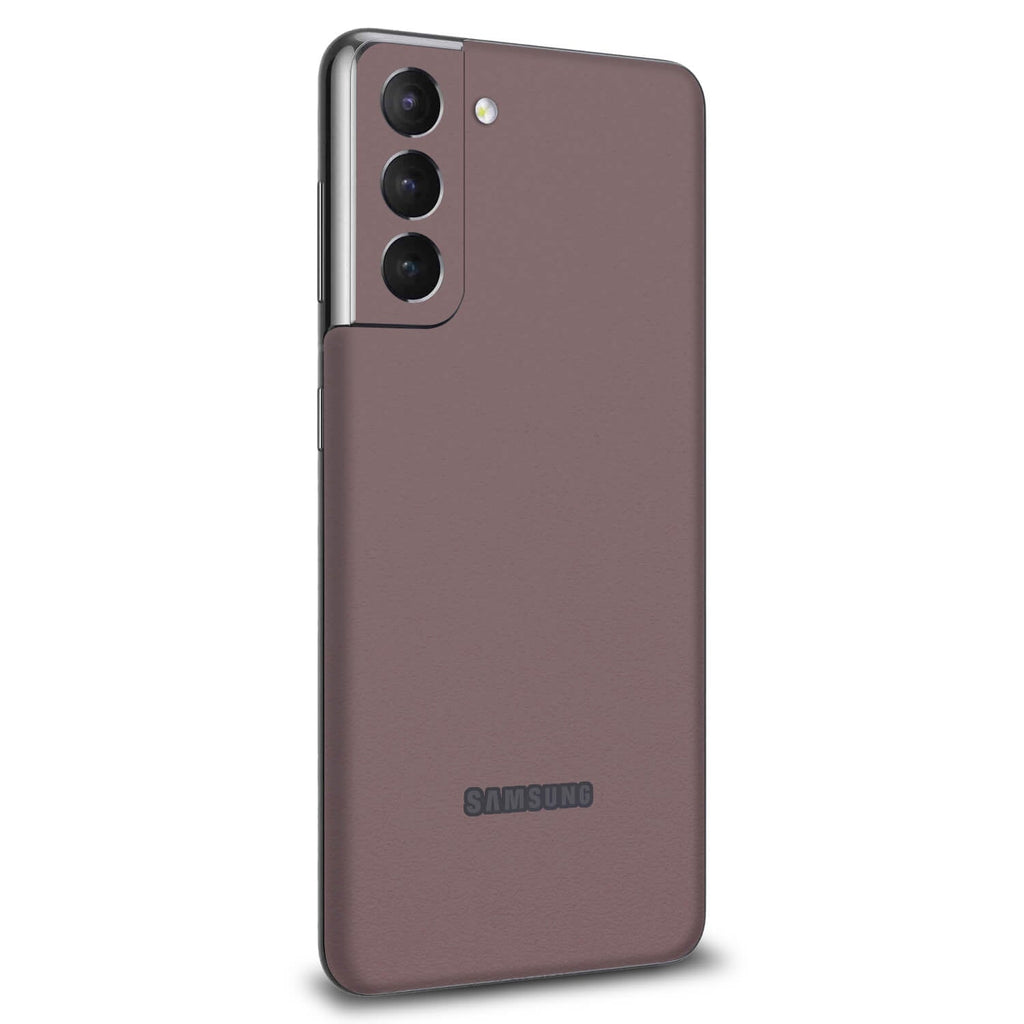 Samsung Galaxy S21 FE Textured matt mulberry skins