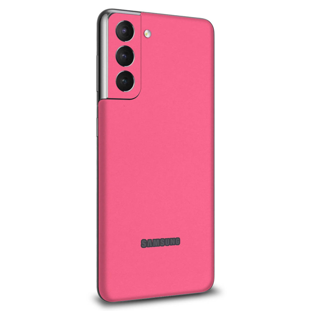 Samsung Galaxy S21 FE Textured matt pink skins