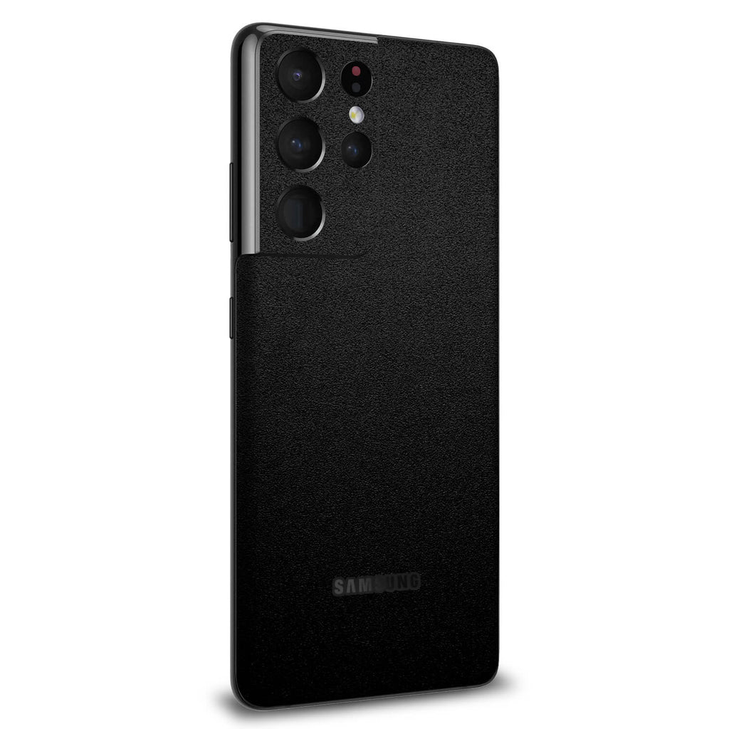 Samsung Galaxy S21 Ultra Textured Matt Black Skins