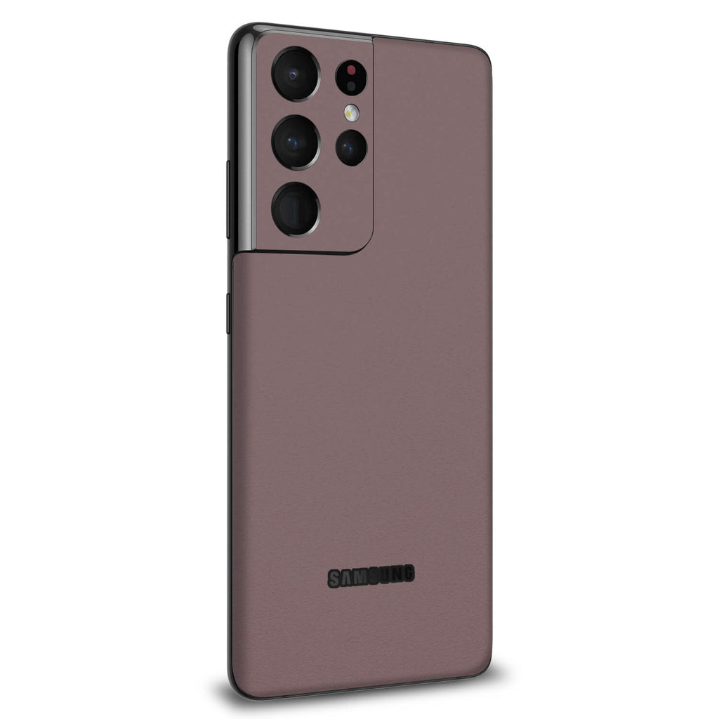 Samsung Galaxy S21 Ultra Textured Matt Mulberry Skins