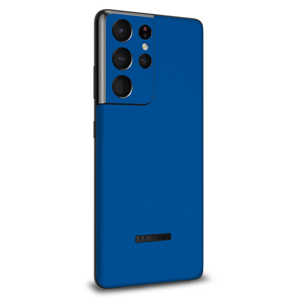 Samsung Galaxy S21 Ultra Textured Matt Royal Blue Skins