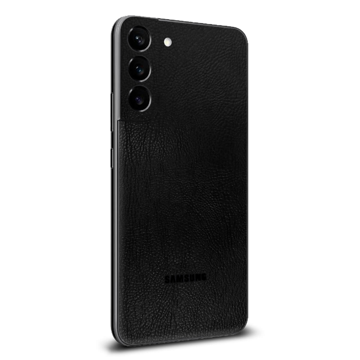Samsung Galaxy S22 Black leather skins