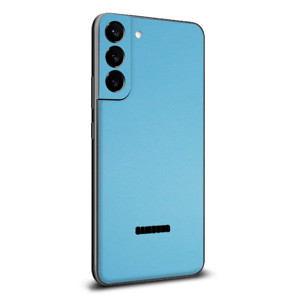 Samsung Galaxy S22 Textured matt light blue skins