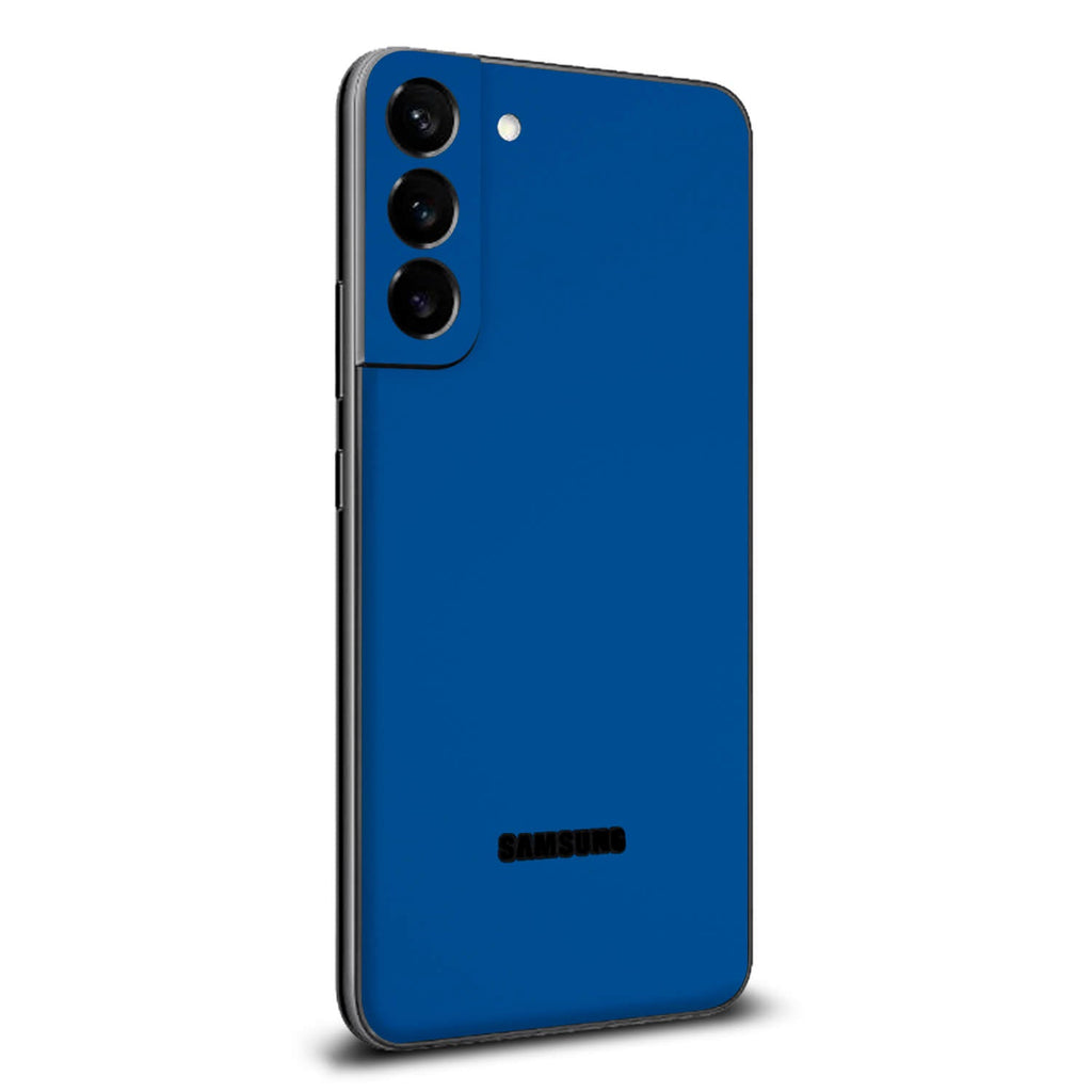 Samsung Galaxy S22 Textured matt royal blue skins
