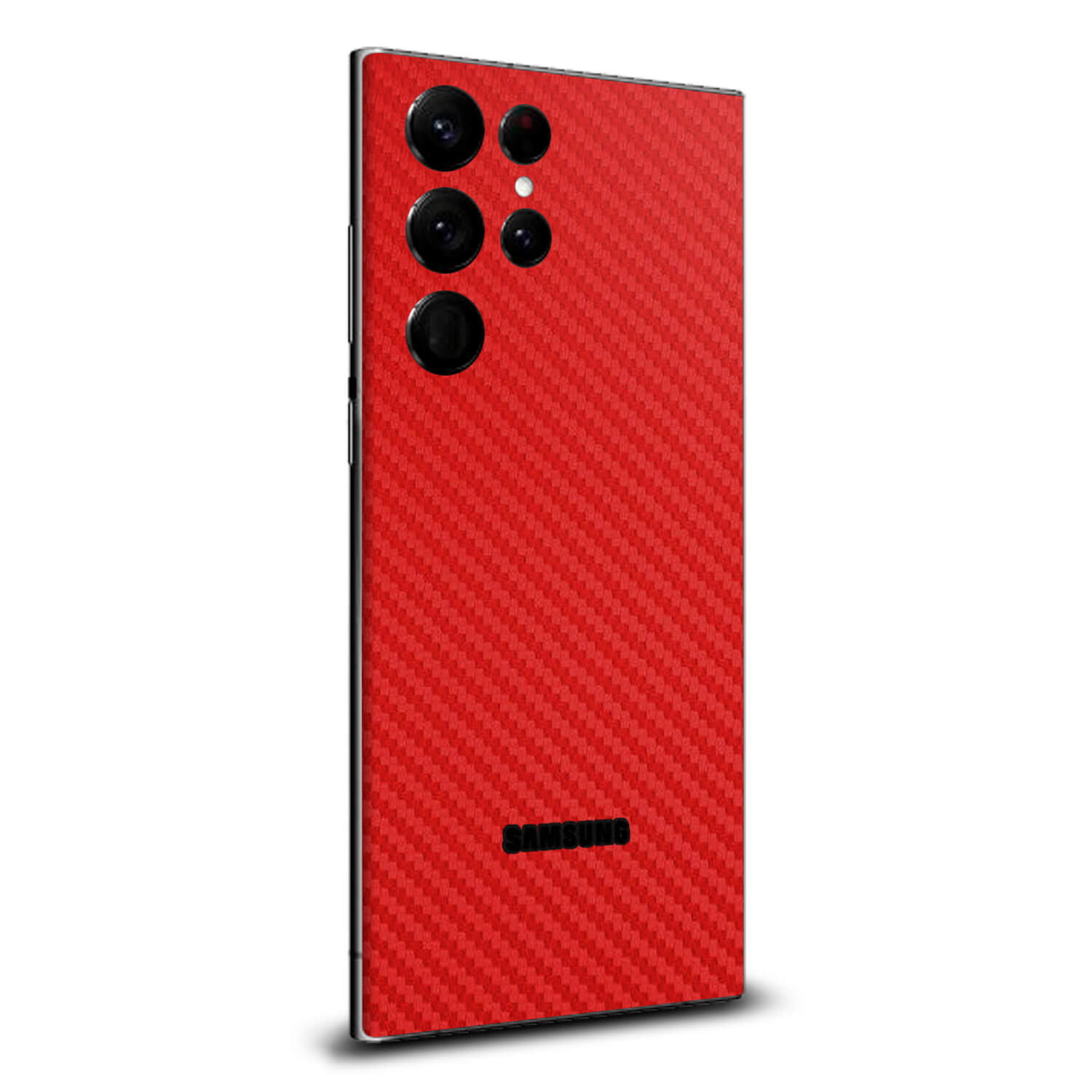 Samsung Galaxy S22 Ultra Red carbon fibre skins