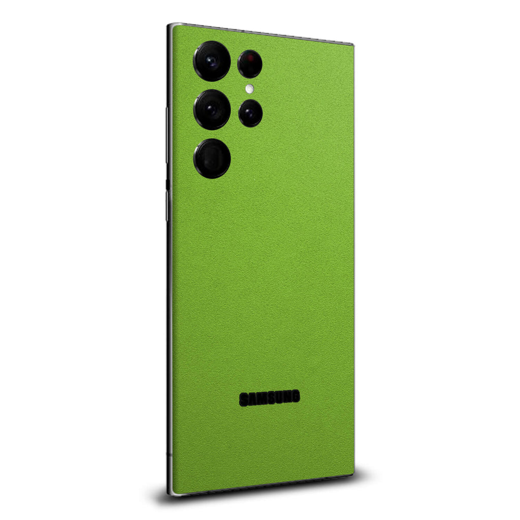 Samsung Galaxy S23 Ultra Textured matt green skins