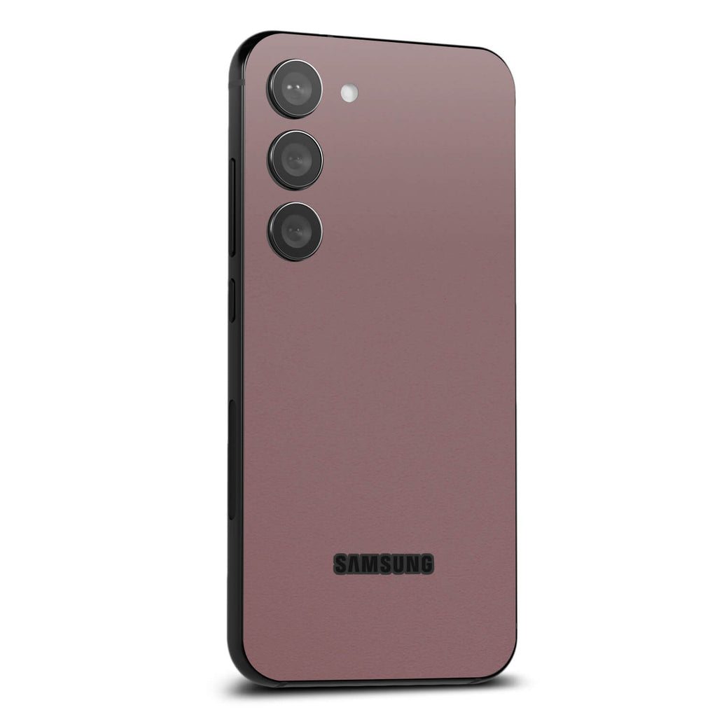 Samsung Galaxy S23 Textured matt mulberry skins