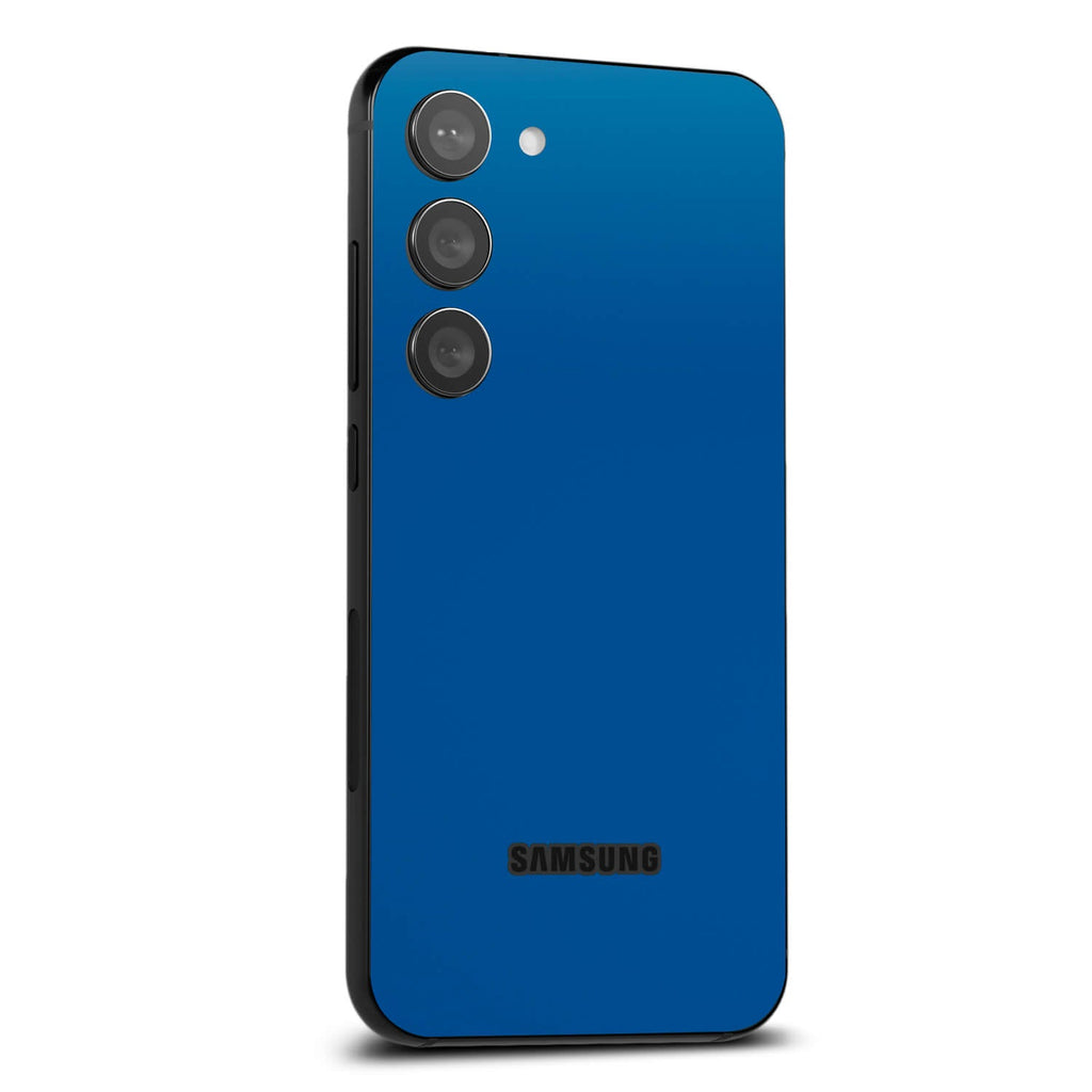 Samsung Galaxy S23 Textured matt royal blue skins