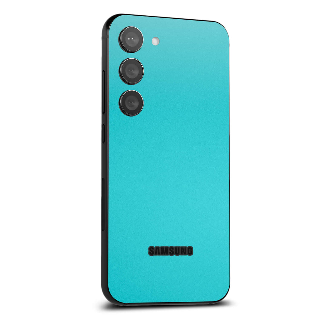 Samsung Galaxy S23 Textured matt turquoise skins