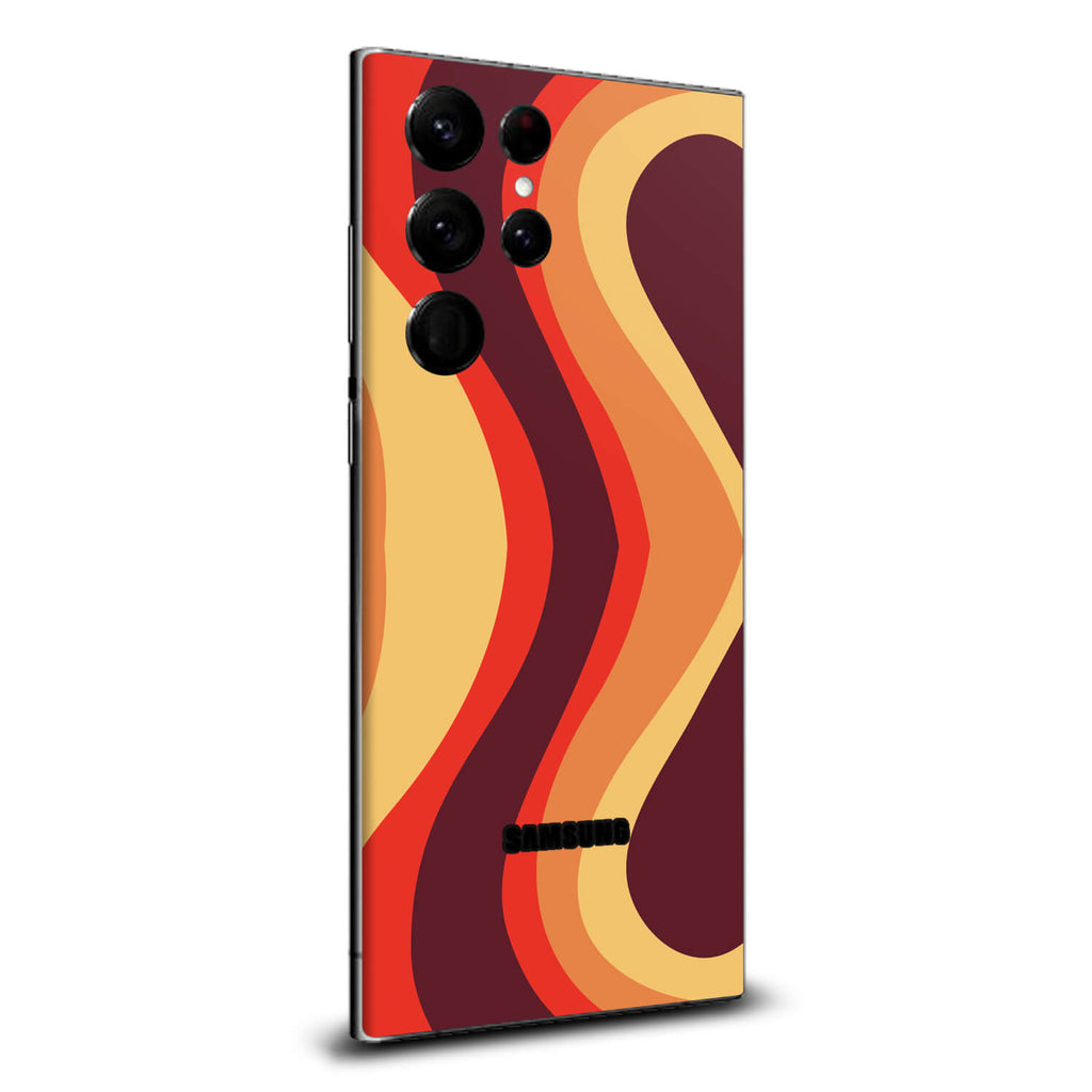 Samsung Galaxy S23 Ultra Abstract lava skins