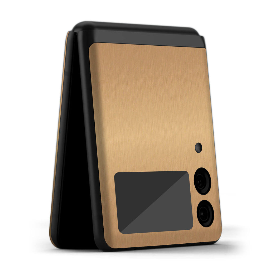 Samsung Galaxy Z Flip 3 Brushed gold skins