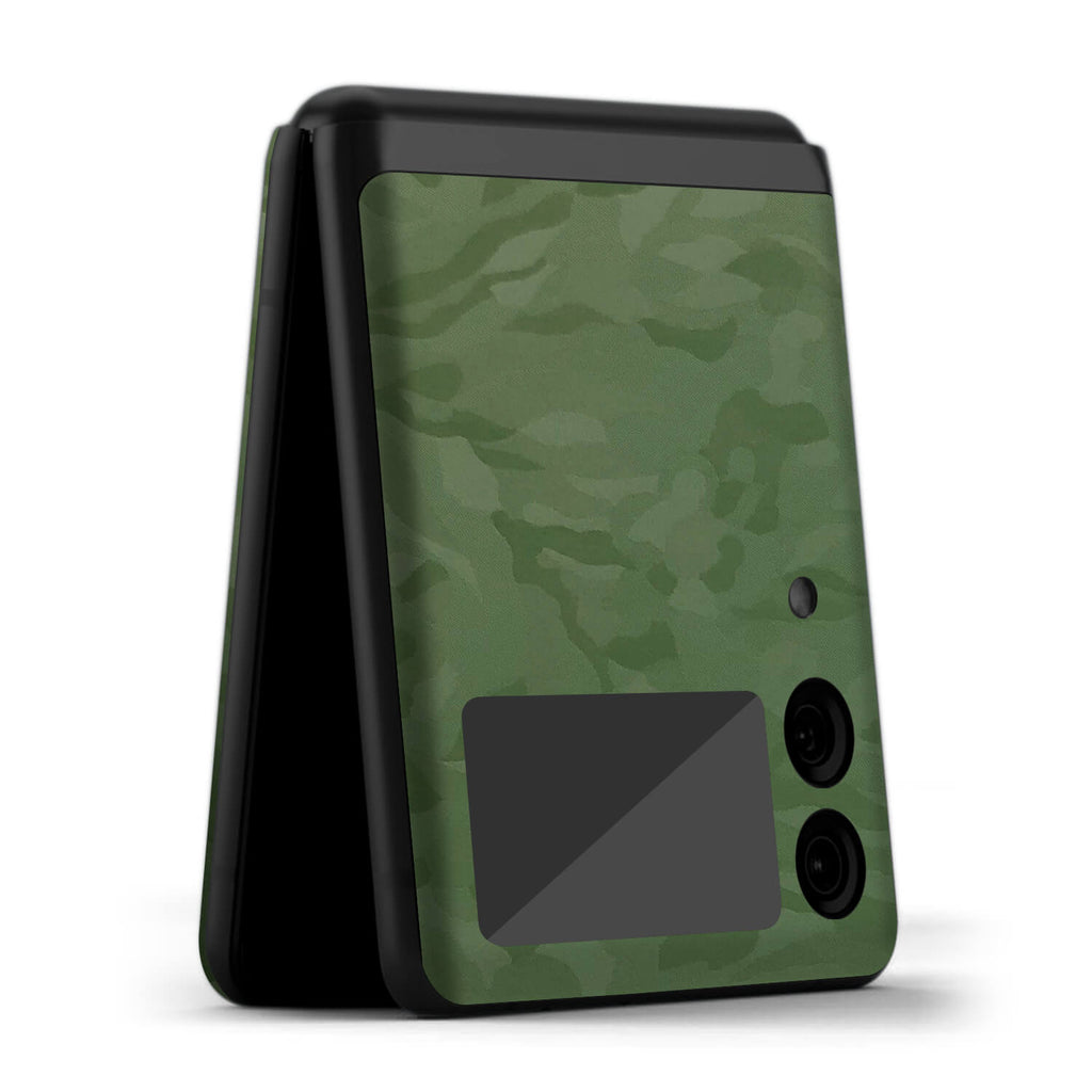 Samsung Galaxy Z Flip 3 Green camo skins