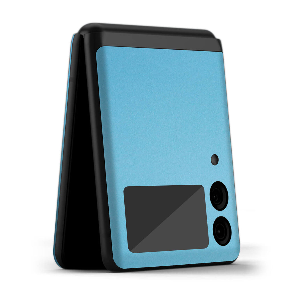 Samsung Galaxy Z Flip 3 Textured matt light blue skins