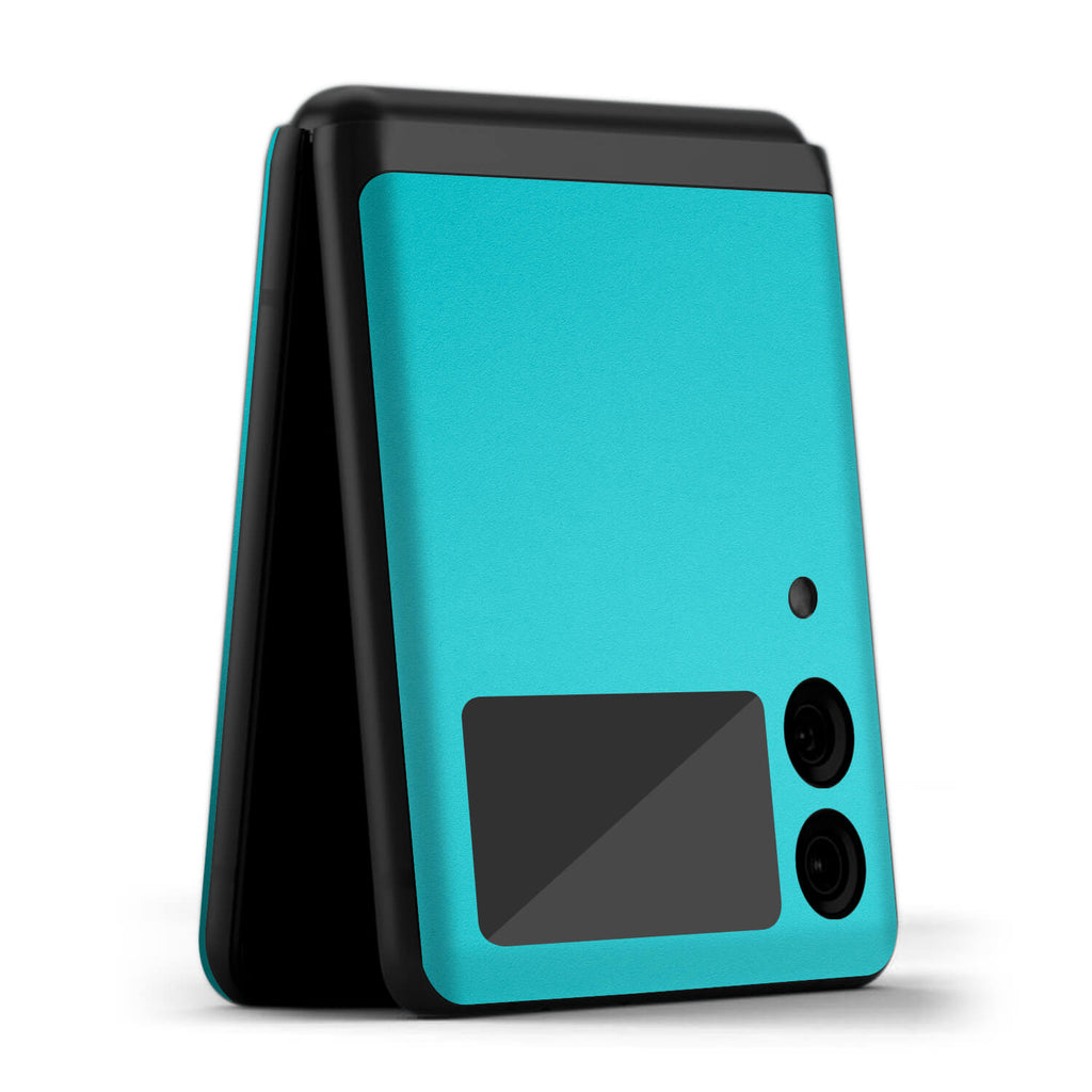 Samsung Galaxy Z Flip 3 Textured matt turquoise skins