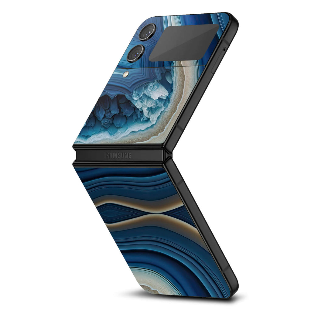 Samsung Galaxy Z Flip 4 Azure onyx skins