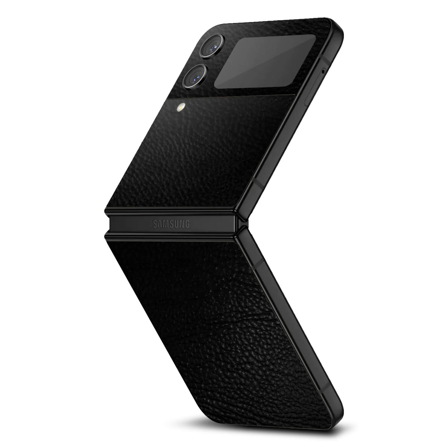 Samsung Galaxy Z Flip 4 Black leather skins