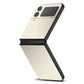 Samsung Galaxy Z Flip 4 Textured matt cream skins