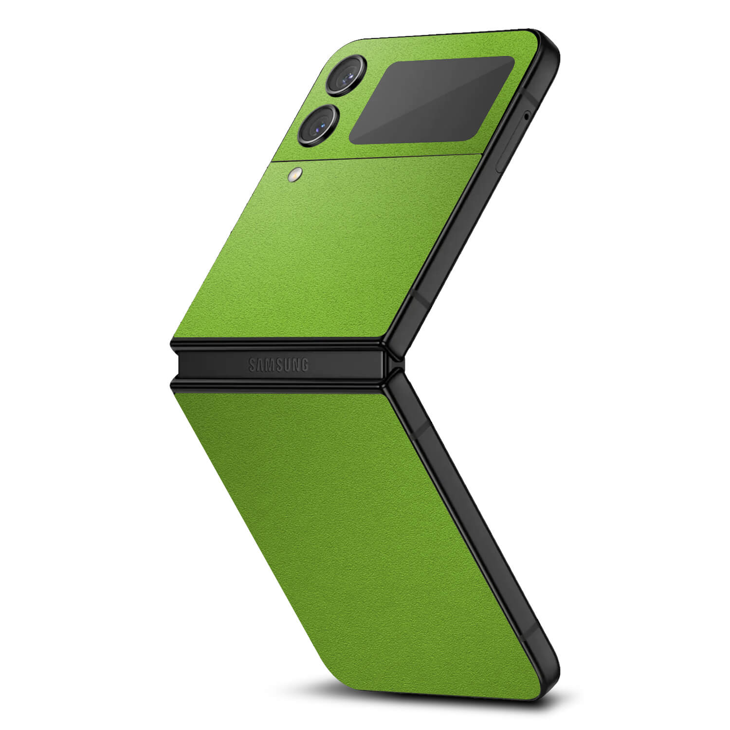 Samsung Galaxy Z Flip 4 Textured matt green skins