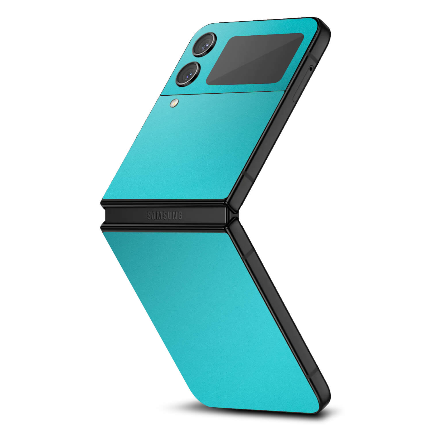 Samsung Galaxy Z Flip 4 Textured matt turquoise skins