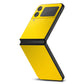 Samsung Galaxy Z Flip 4 Textured matt yellow skins