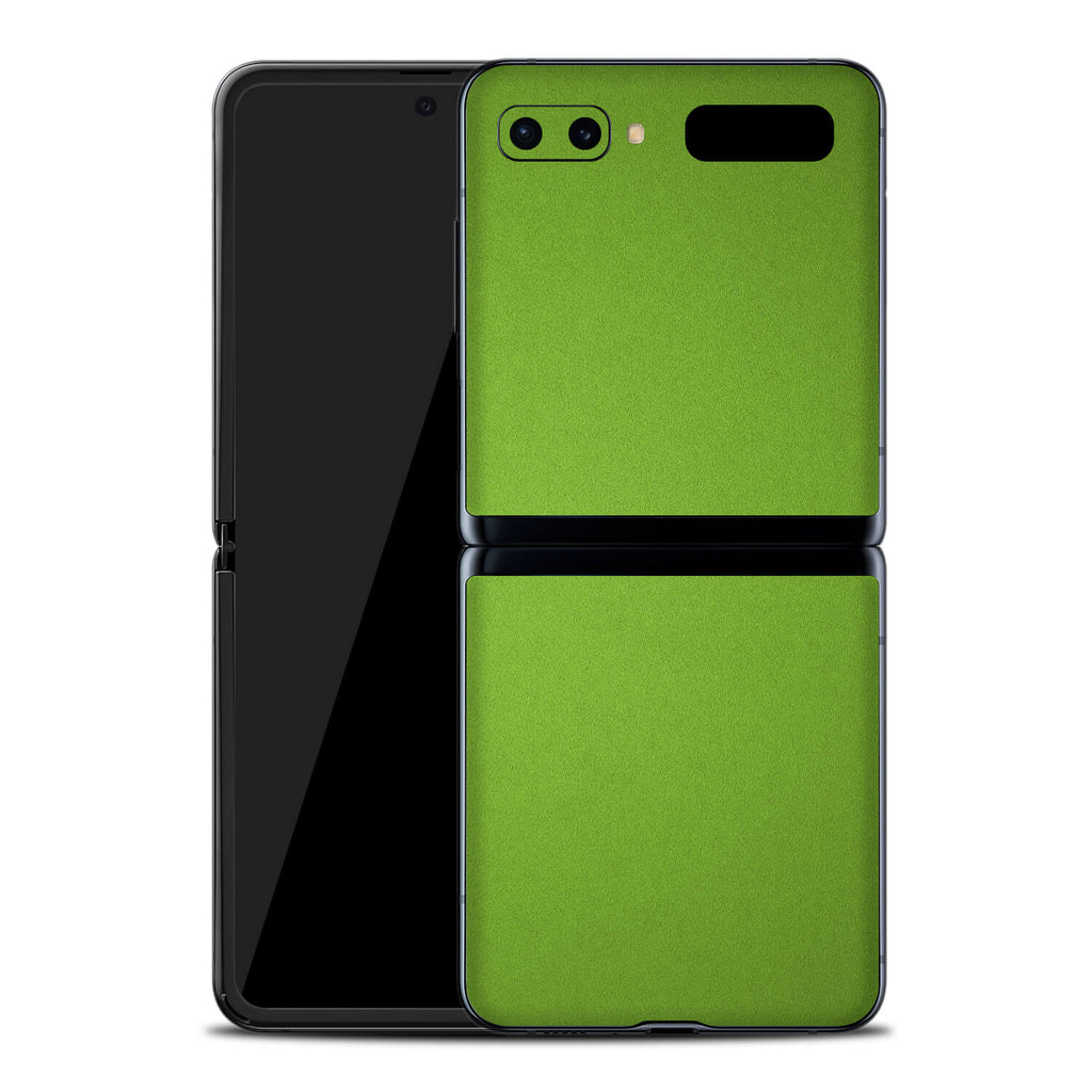Samsung Galaxy Z Flip Textured Matt Green Skins