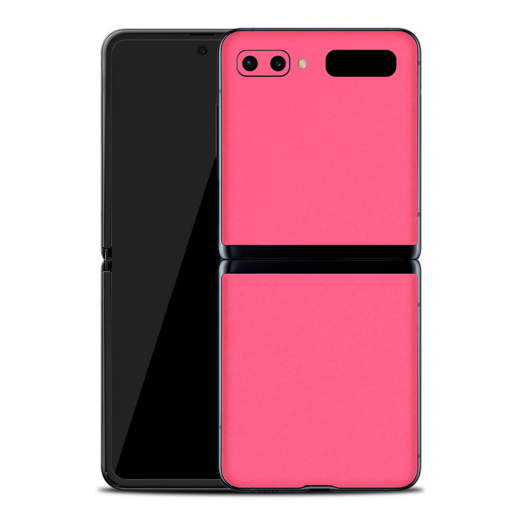 Samsung Galaxy Z Flip Textured Matt Pink Skins