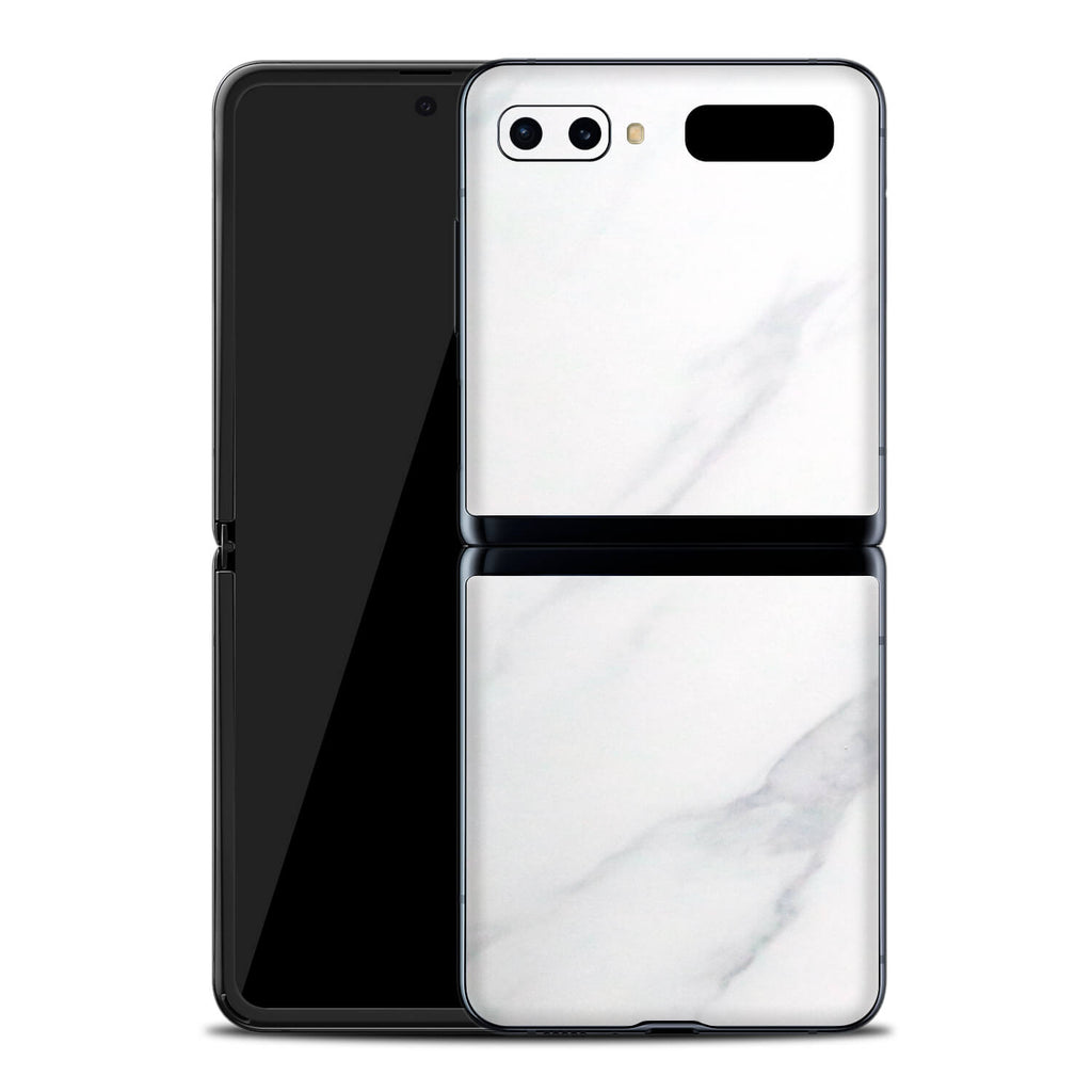 Samsung Galaxy Z Flip White Marble Skins