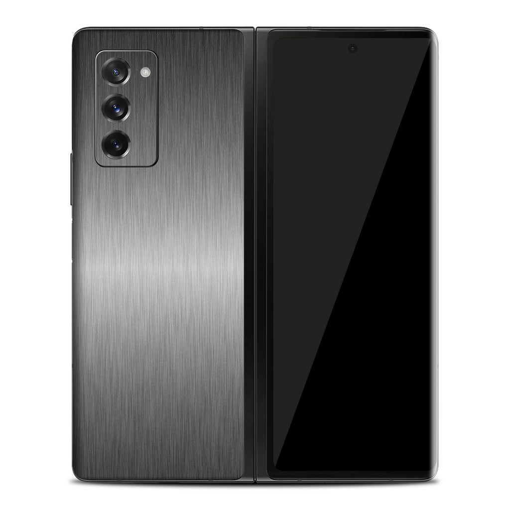 Samsung Galaxy Z Fold 2 Brushed Titanium Skins