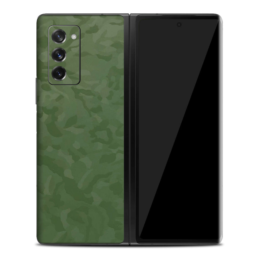 Samsung Galaxy Z Fold 2 Green Camo Skins