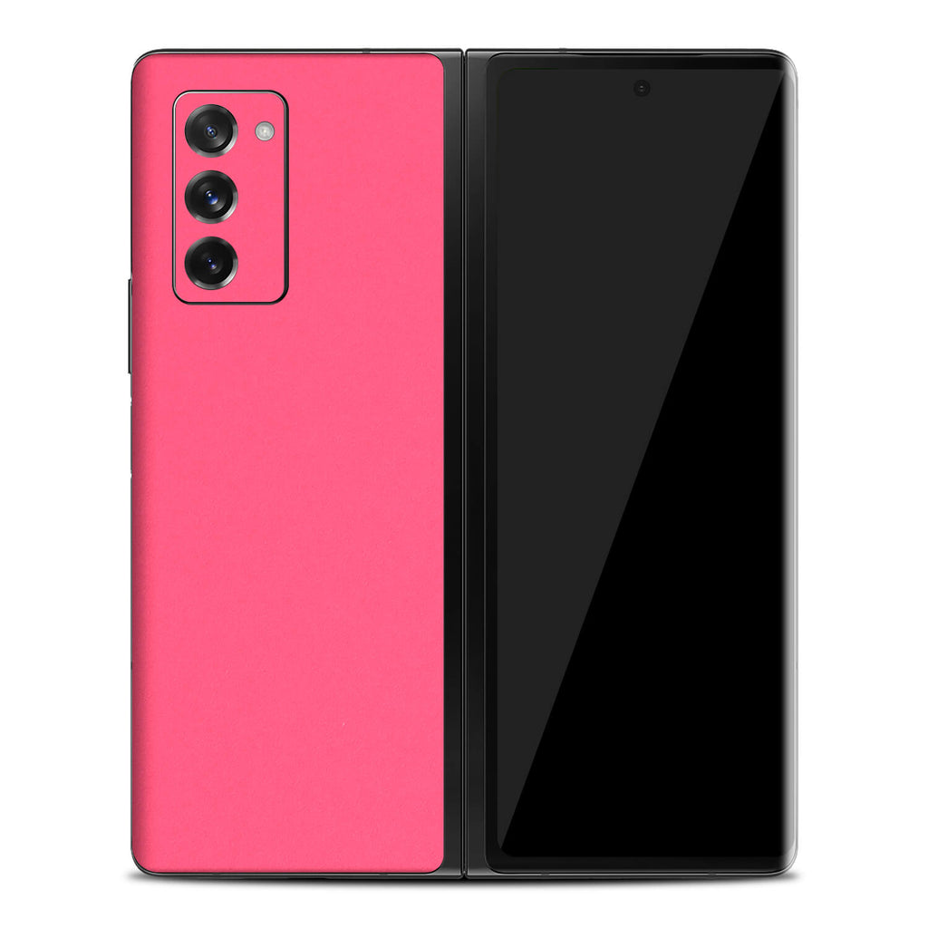 Samsung Galaxy Z Fold 2 Textured Matt Pink Skins