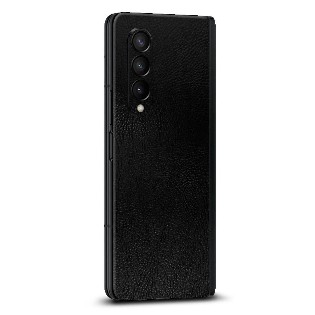 Samsung Galaxy Z Fold 3 Black leather skins