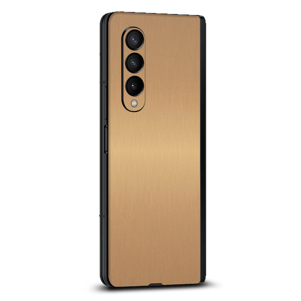 Samsung Galaxy Z Fold 4 Brushed gold skins