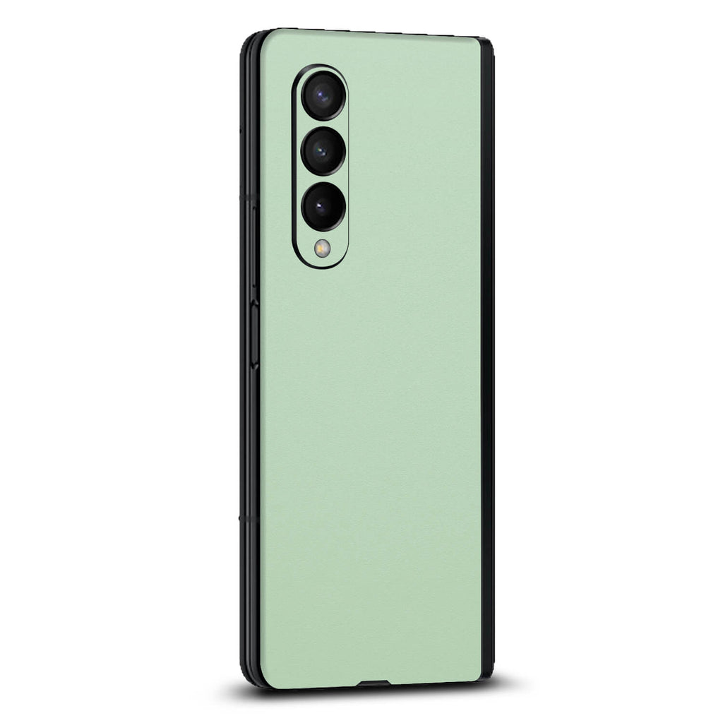 Samsung Galaxy Z Fold 3 Textured matt mint skins