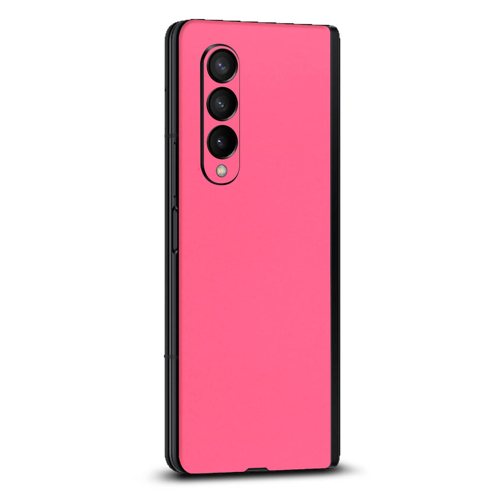 Samsung Galaxy Z Fold 4 Textured matt pink skins