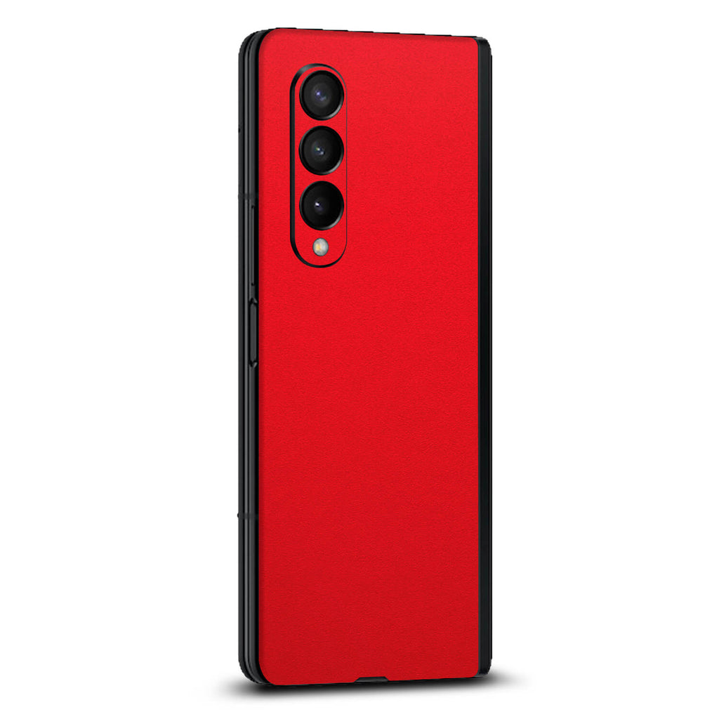 Samsung Galaxy Z Fold 3 Textured matt red skins