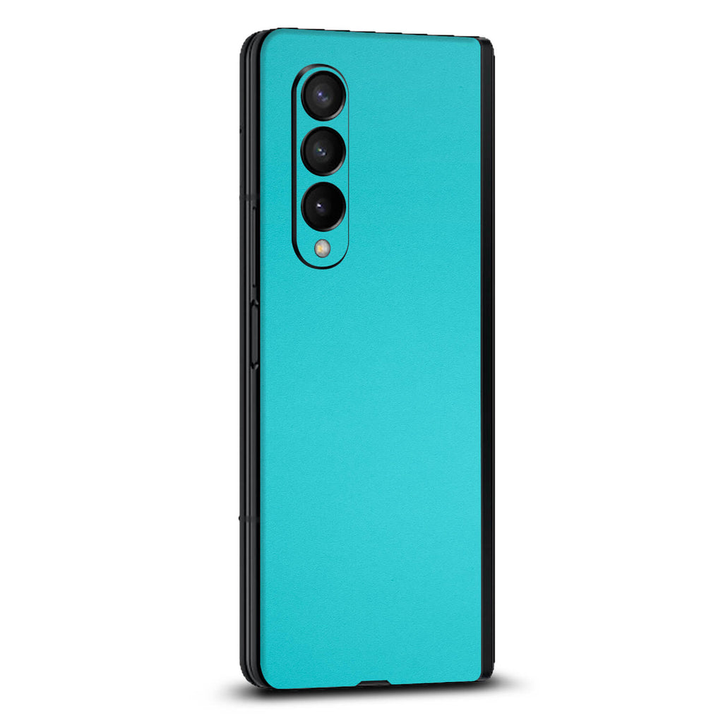 Samsung Galaxy Z Fold 4 Textured matt turquoise skins