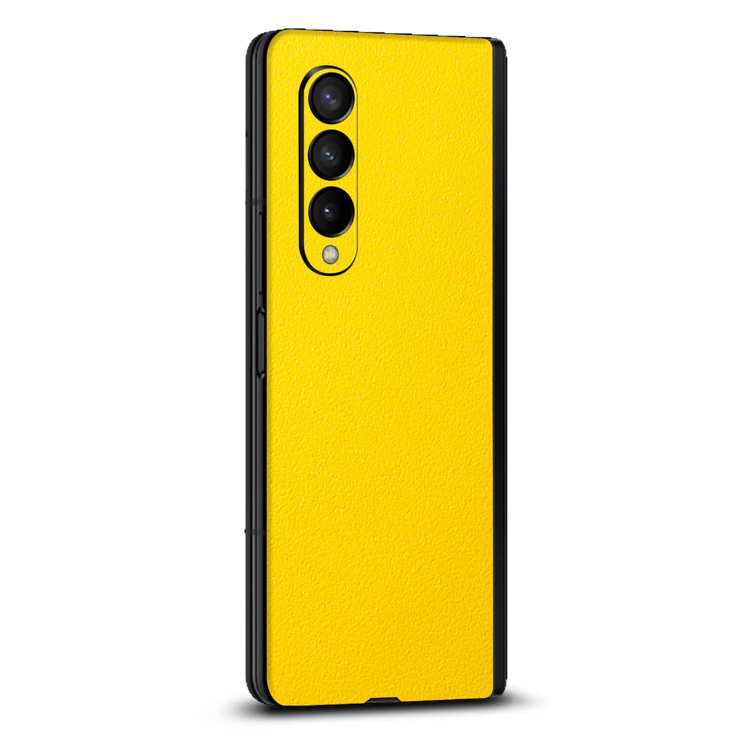 Samsung Galaxy Z Fold 4 Textured matt yellow skins