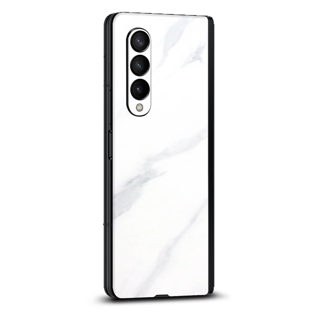 Samsung Galaxy Z Fold 3 White marble skins