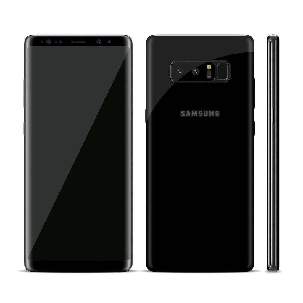 Samsung Galaxy Note 8 Black Gloss Skins