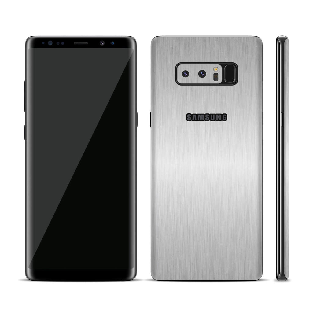 Samsung Galaxy Note 8 Brushed Aluminium Skins