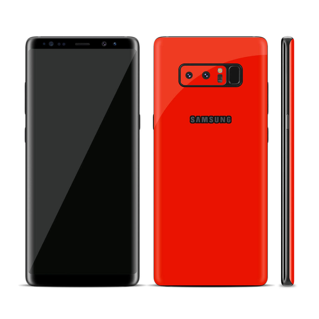 Samsung Galaxy Note 8 Dragon Red Gloss Skins