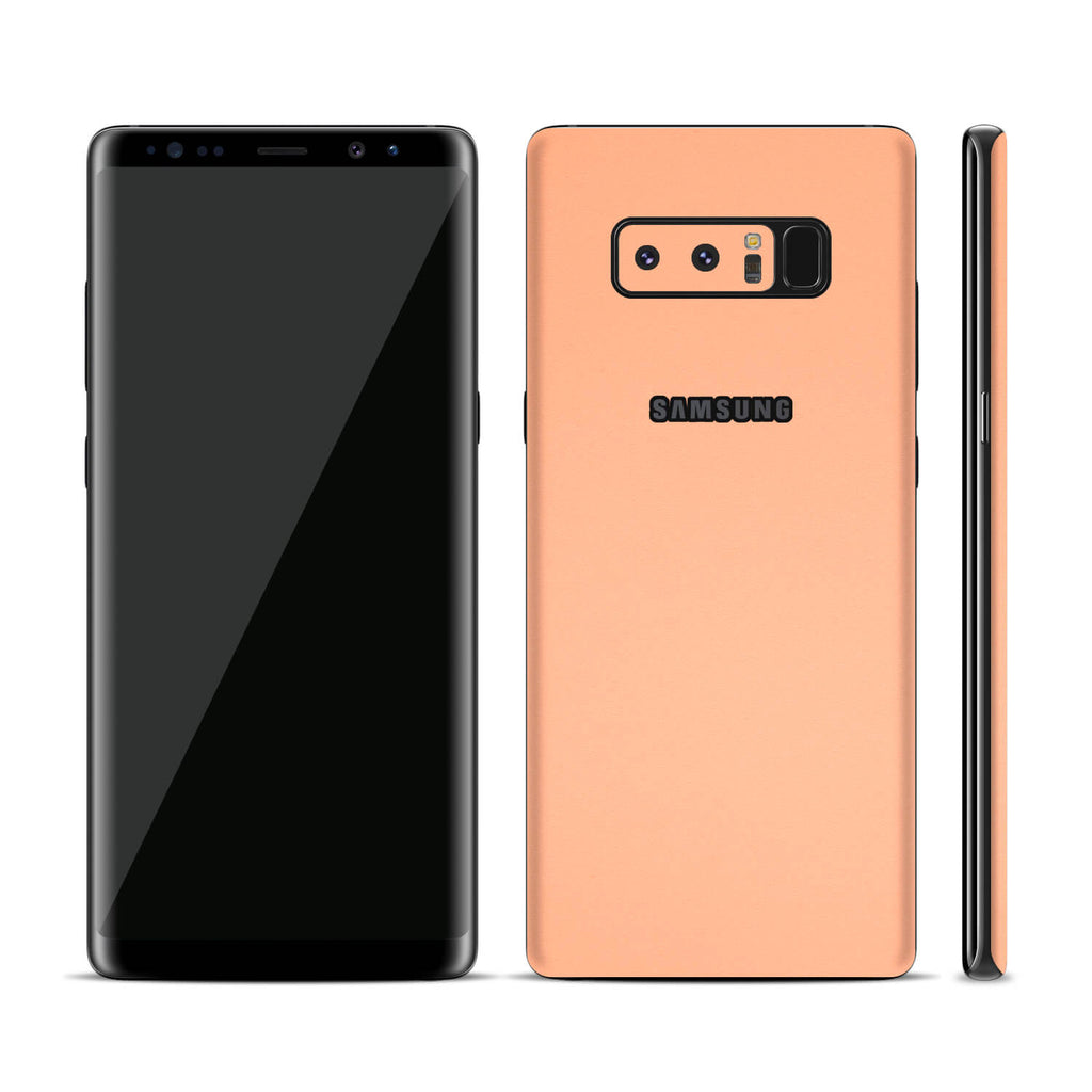 Samsung Galaxy Note 8 Textured Matt Peach Skins