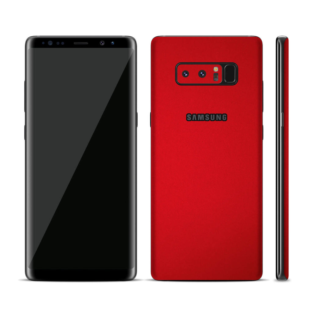 Samsung Galaxy Note 8 Textured Matt Red Skins