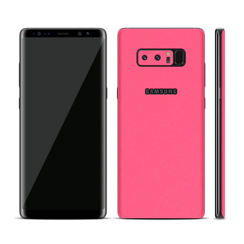Samsung Galaxy Note 8 Textured Matt Pink Skins