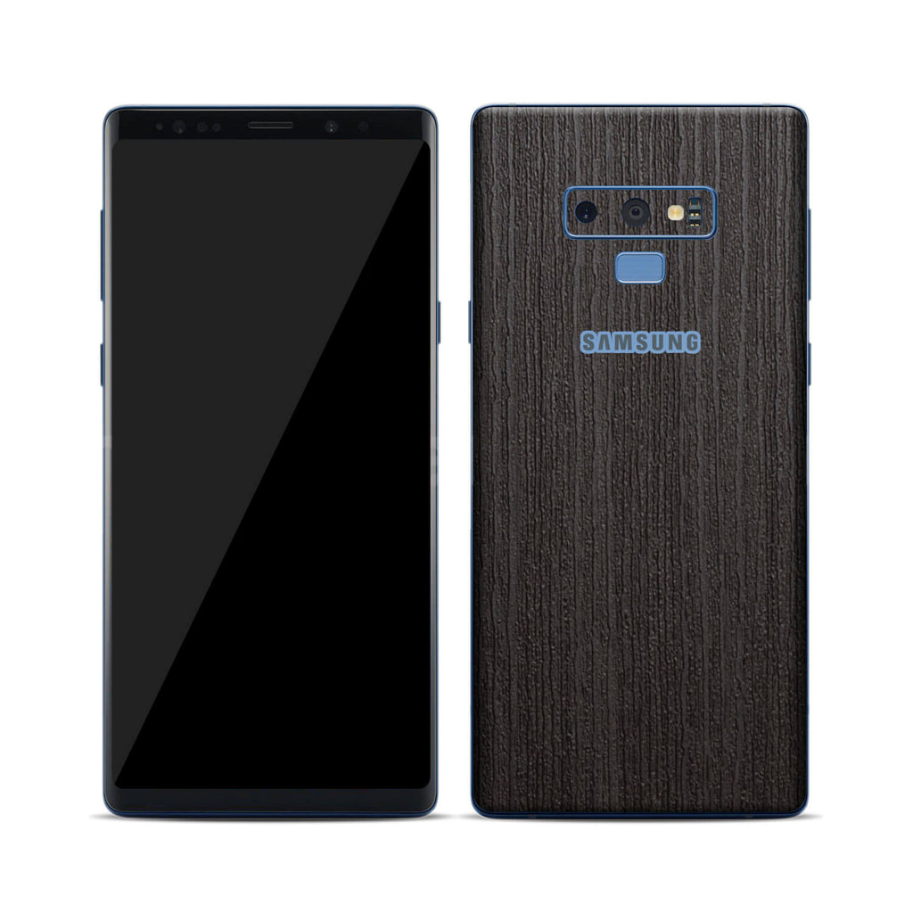 Samsung Galaxy Note 9 Silverblack Wood Skins