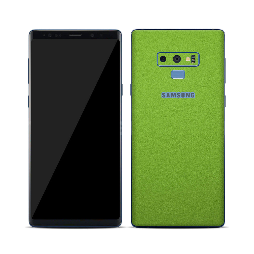 Samsung Galaxy Note 9 Textured Matt Green Skins